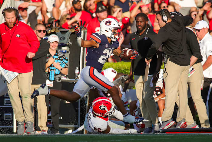 Brian Battie vs Georgia Eric Starling/Auburn Daily